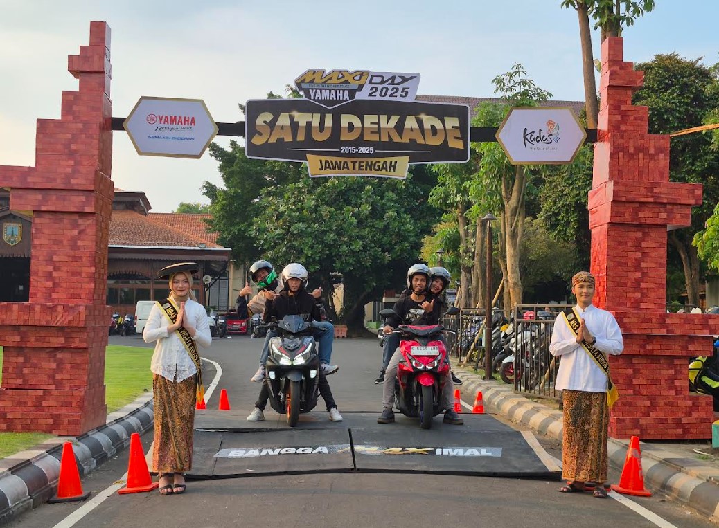 Digelar Perdana di Kudus, Maxi Yamaha Day 2025 Dihadiri Ratusan Biker