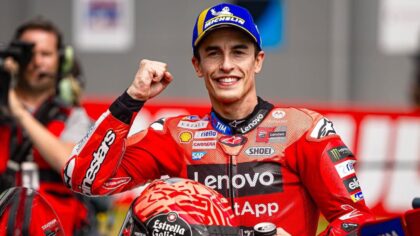 Marc Marquez Ducati FP1 MotoGP Assen Belanda 2025