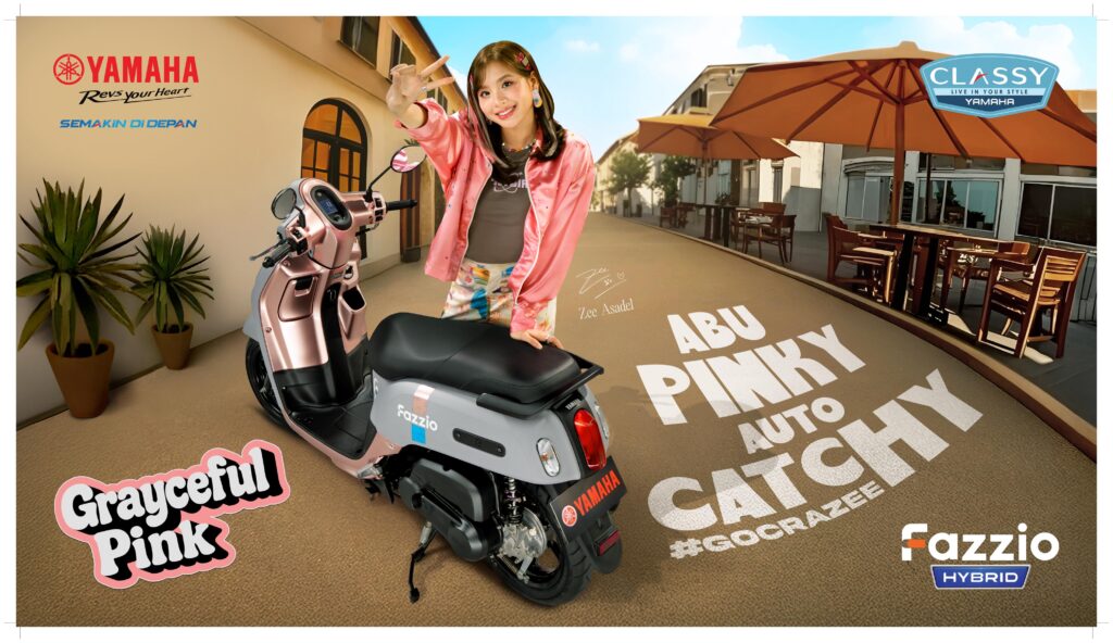 Pilihan Warna Fazzio Hybrid 2025 - Grayceful Pink