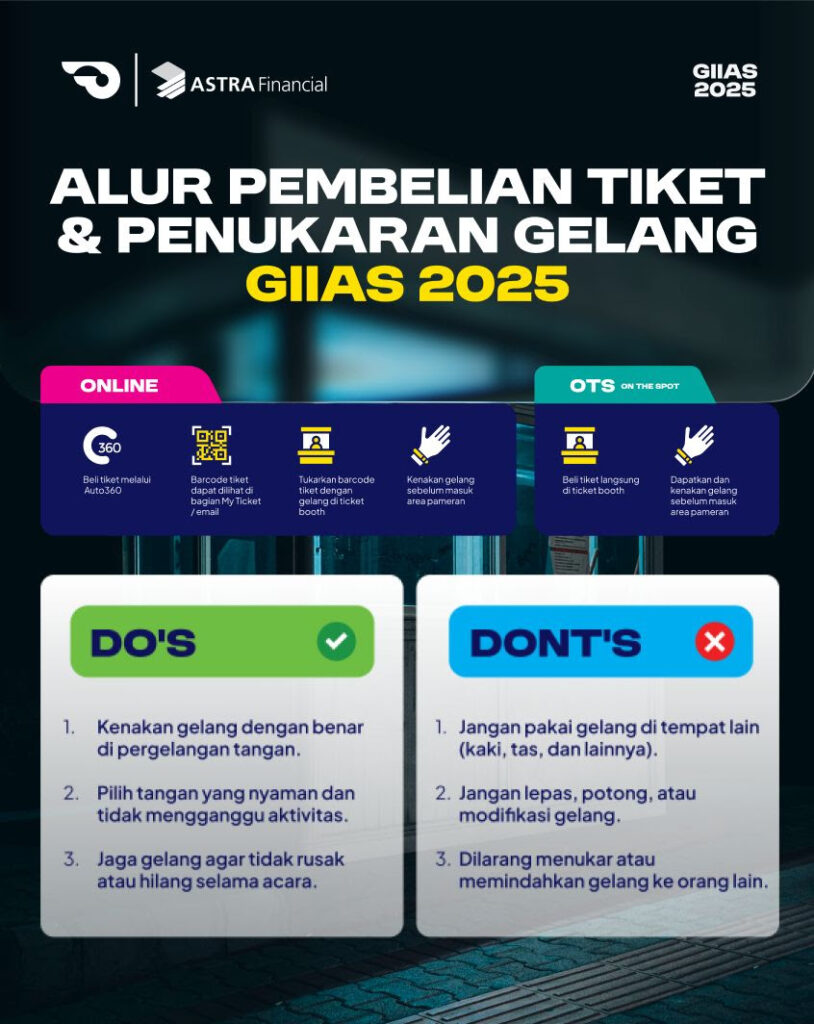 Tips Ke GIIAS 2025 Saat Weekend Agar Tetap Nyaman 2 Tips Ke GIIAS 2025 Saat Weekend Agar Tetap Nyaman