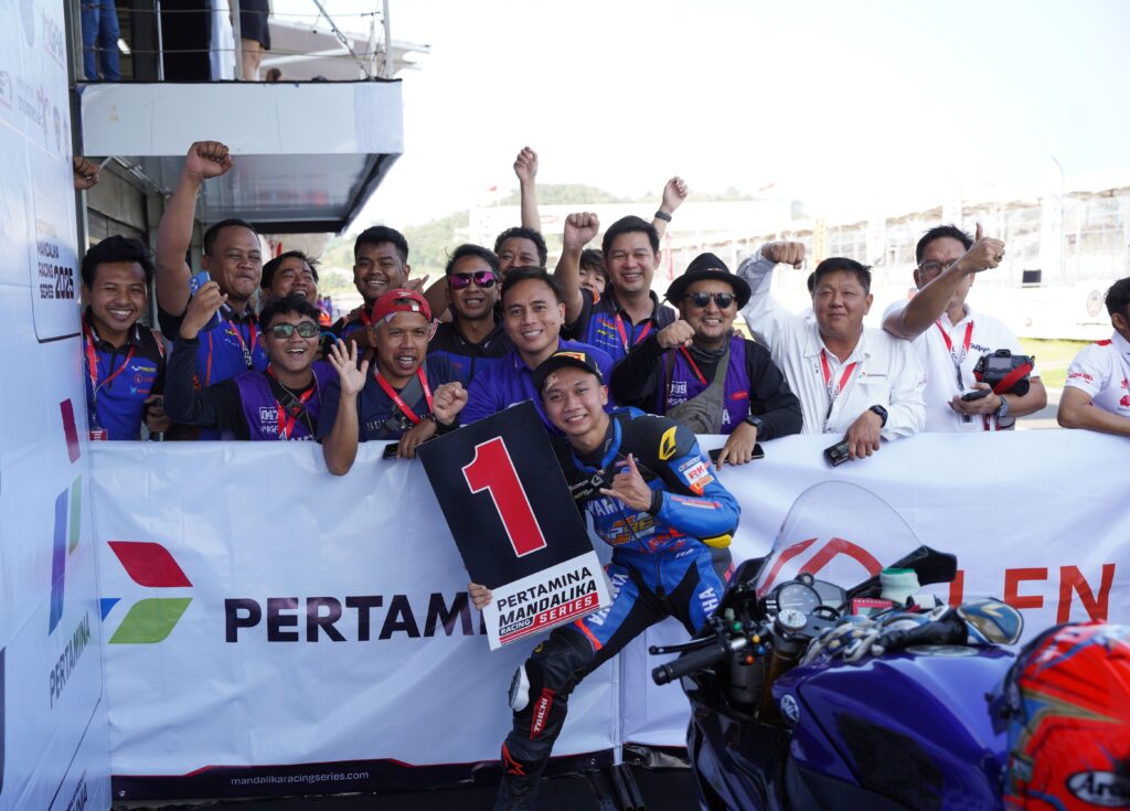 Wahyu Nugroho Podium 1 di Seri 2 Mandalika Racing Series 2025
