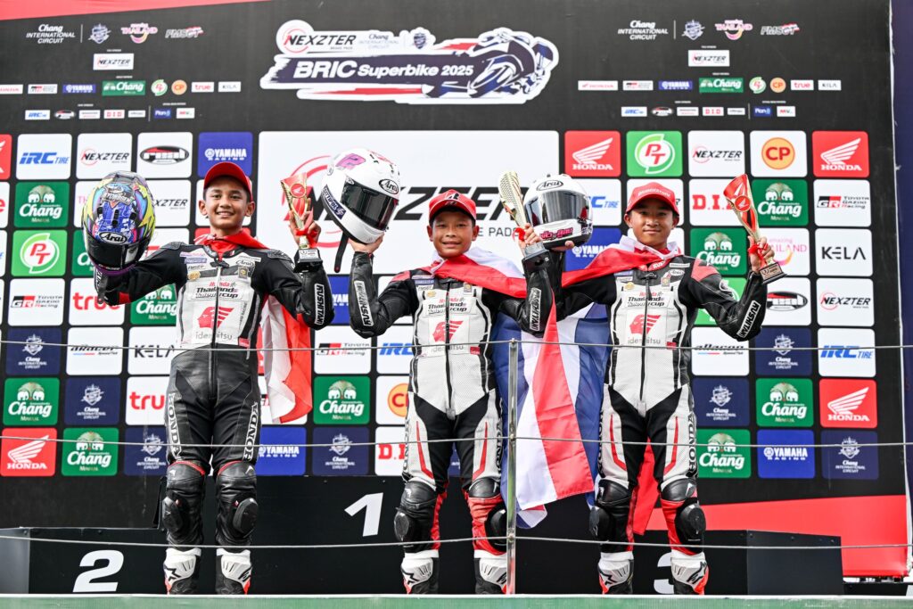 Hasil Thailand Talent Cup 2025 Membawa Pembalap Binaan AHM Meraih Podium