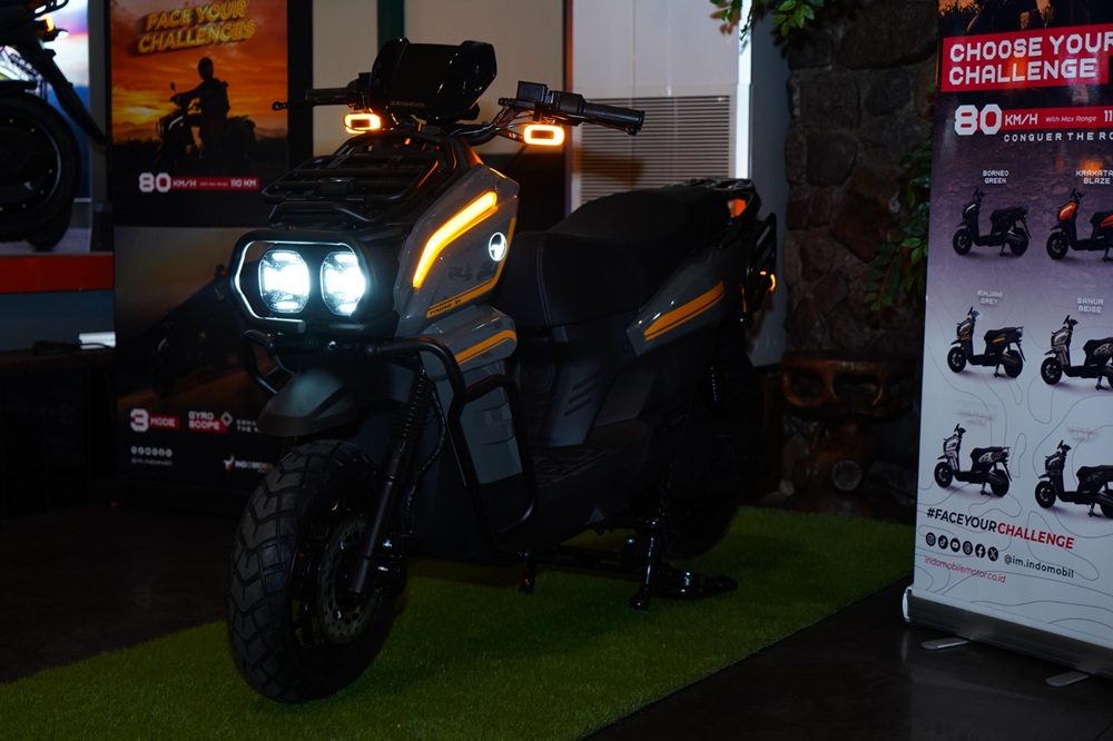 Motor Listrik Indomobil eMotor Tyranno Resmi Dirilis di Surabaya, Tawarkan Jarak Tempuh Hingga 110 Km
