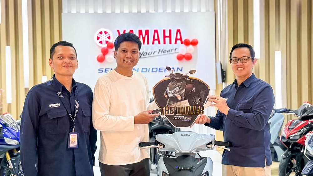 Yamaha Bagi-Bagi GEAR ULTIMA Konsumen Ini Menang Setelah 16 Tahun Setia Bareng Mio