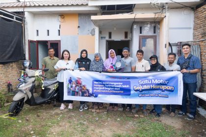 GEAR ULTIMA Untuk Sesama Beri Kebahagiaan Ibu Tangguh dengan 1 Unit Yamaha GEAR ULTIMA 125