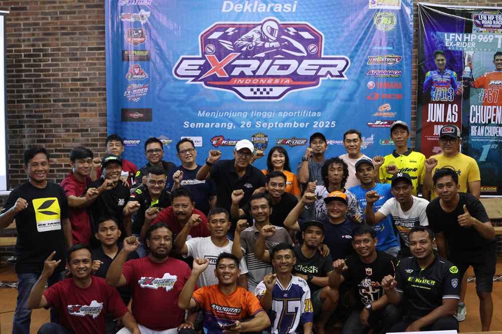 Deklarasi Exrider Indonesia Komunitas Mantan Pembalap Resmi Terbentuk