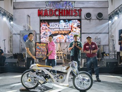 Karya Modifikasi Honda Stylo 160 HDRP 2025 Melaju ke Mooneyes Yokohama Jepang