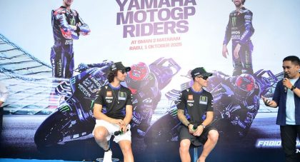 Meet & Greet Pembalap Yamaha MotoGP 2025, Fabio Quartararo dan Alex Rins di Mataram