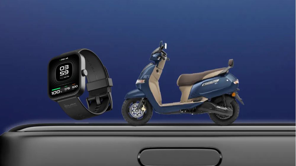 TVS iQube Smartwatch: Kendalikan Status EV Langsung dari Pergelangan Tangan