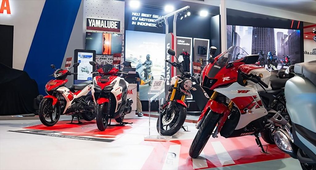 Rayakan 70 Tahun, Booth Yamaha di IIMS 2026 Pamerkan Livery Ikonik Bersejarah