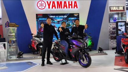 Warna Baru Yamaha Aerox Alpha 2026 Resmi Meluncur di IIMS dengan Tampilan Lebih Agresif